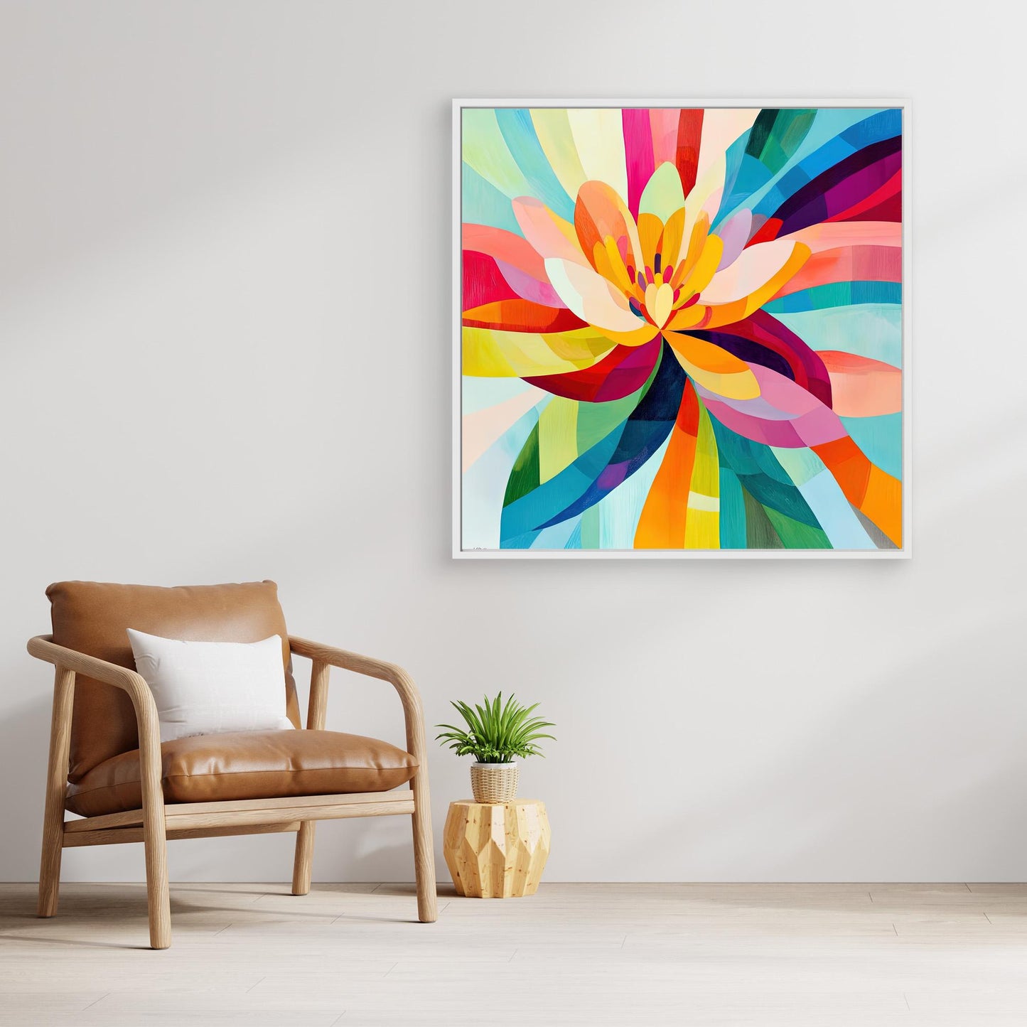 Blooming Radiance: The Heart of Color and Light