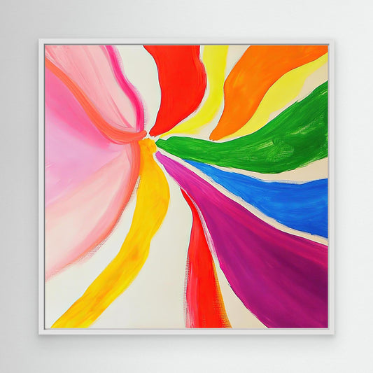 Colorful Burst: The Joy of Playfulness